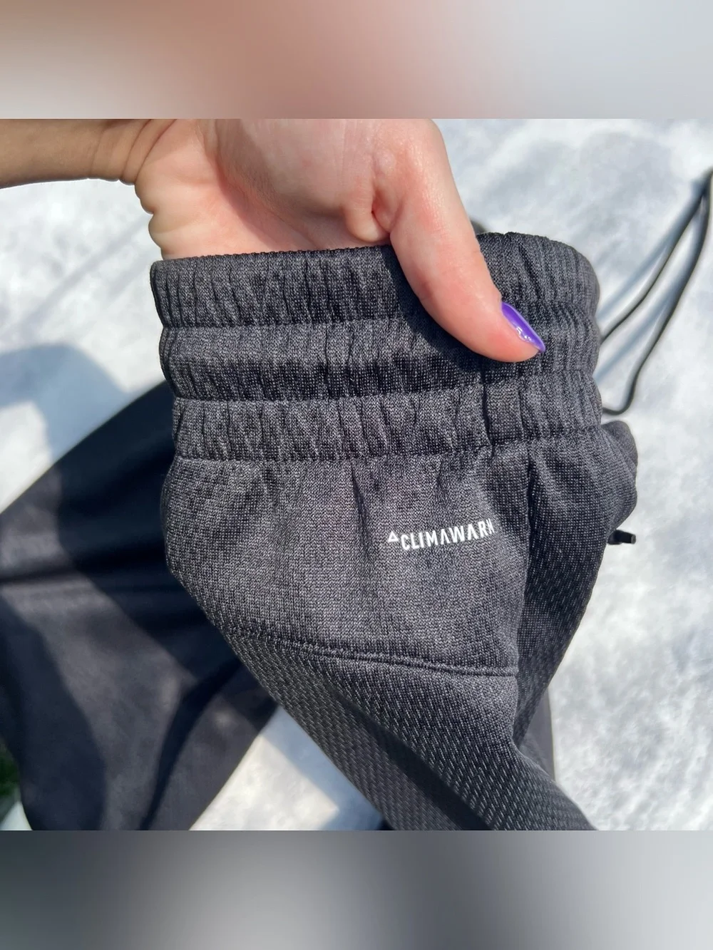Adidas Climawarm Black Track Pants